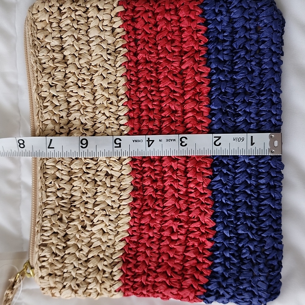 Straw Wristlet Color Block - Picture 4 of 4